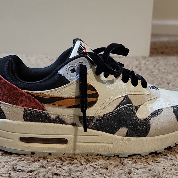 Nike Air Max 1 '87 Great Indoors Sail/Celestine Blue/Picante/Red/Black used - Picture 9 of 12